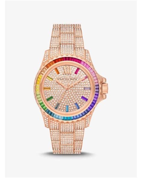 rainbow watch michael kors|michael kors everest watch.